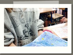 Nietypowy pędzel w klasach 6 a i b