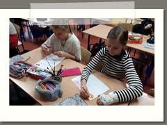 Odpowiedź narysowana w klasach 4 a i b