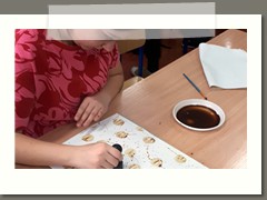 Przepis na farbę kawową w klasach 6 a i b