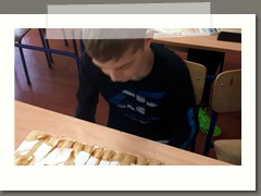 Przepis na farbę kawową w klasach 6 a i b