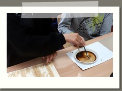 Przepis na farbę kawową w klasie 7a