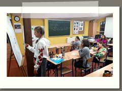 Zakodowany obraz w klasach 4 a i b
