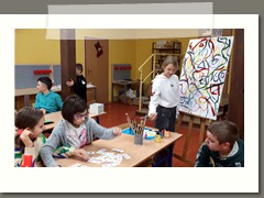 Zakodowany obraz w klasach 4 a i b
