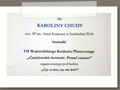 Wojewódzki Konkurs Plastyczny Ćmielowskie korzenie...